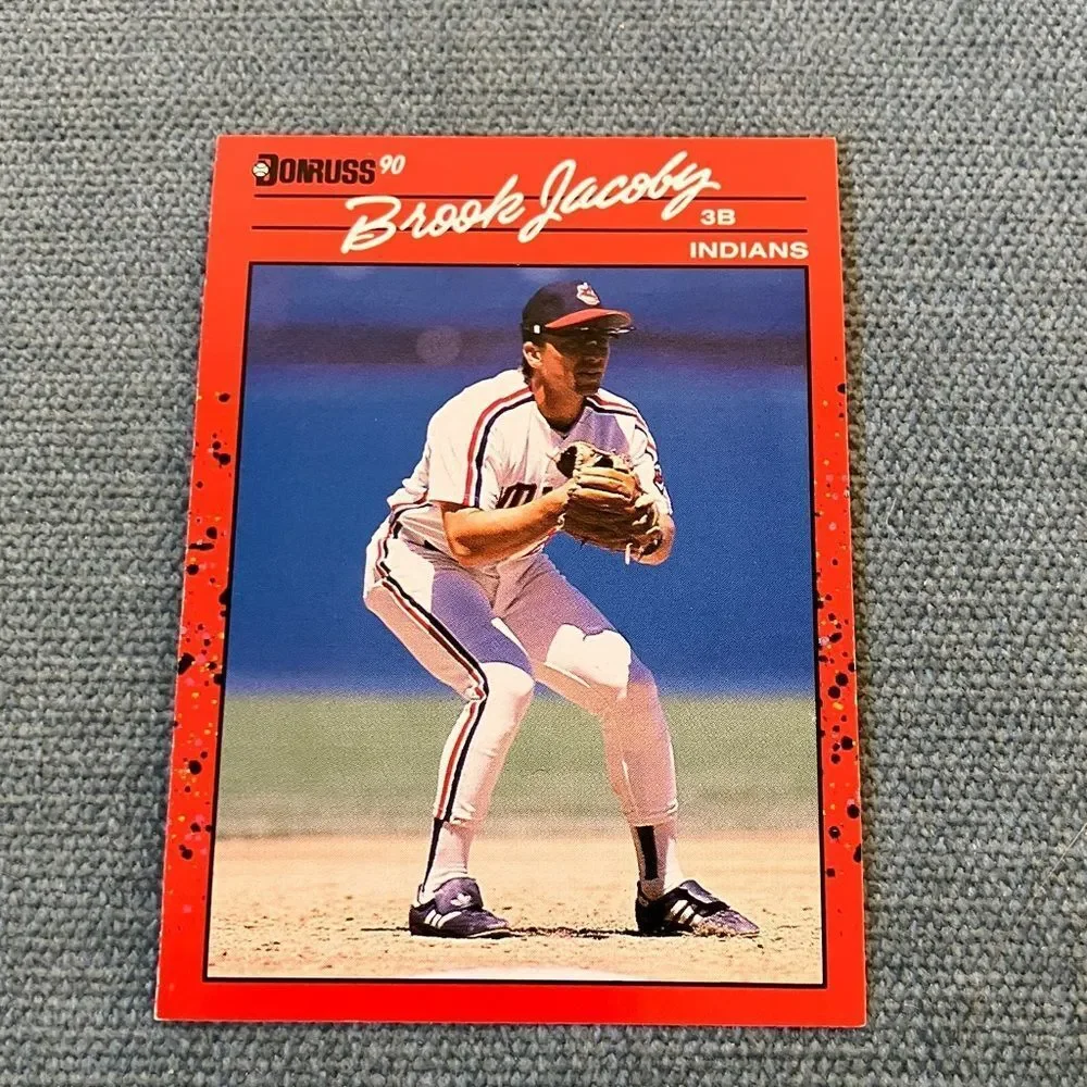 1990 Donruss Cleveland Indians Baseball Card Trading Card